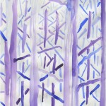 snow trees