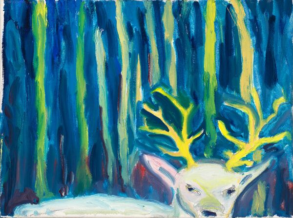 Small White Stag